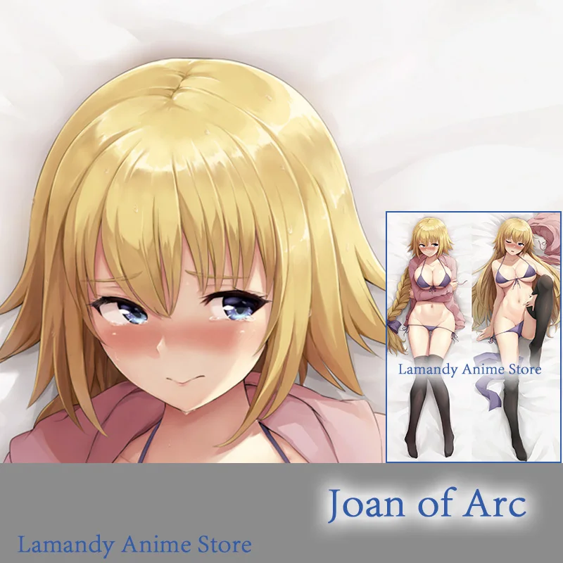 

Двусторонняя наволочка Dakimakura с принтом аниме Fate, Joan of Arc Fate/Grand Order FGO, наволочка для тела в натуральную величину