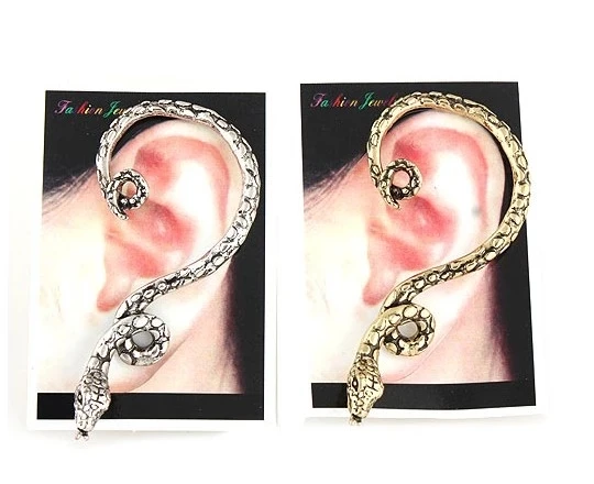 1 шт. оригинальные готические панковские винтажные рандомные серьги каффы в