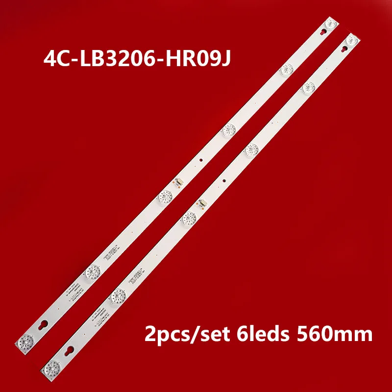 

L32F3301B 32BS6500 32D2900-1 LED backlight strip 6lamp 560mm for 32HR330M06A5 V5 32HR330M06A9 V0 4C-LB3206-HR05J