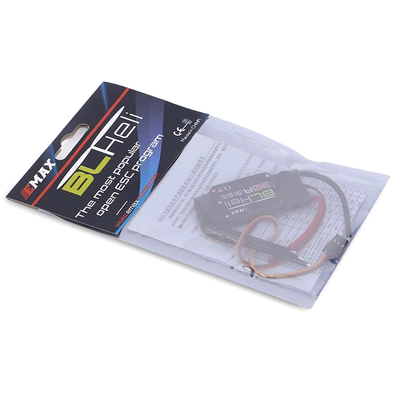 2 шт. EMAX BLHeli 30A ESC 2-4S электрический регулятор скорости с фиксированным крылом