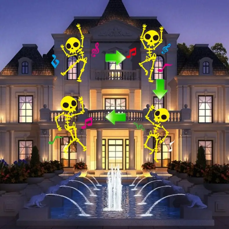 

Remote Control LED Projector Light of Water Pattern Animation Pattern for Christmas Halloween Birthday Wedding Party Stage