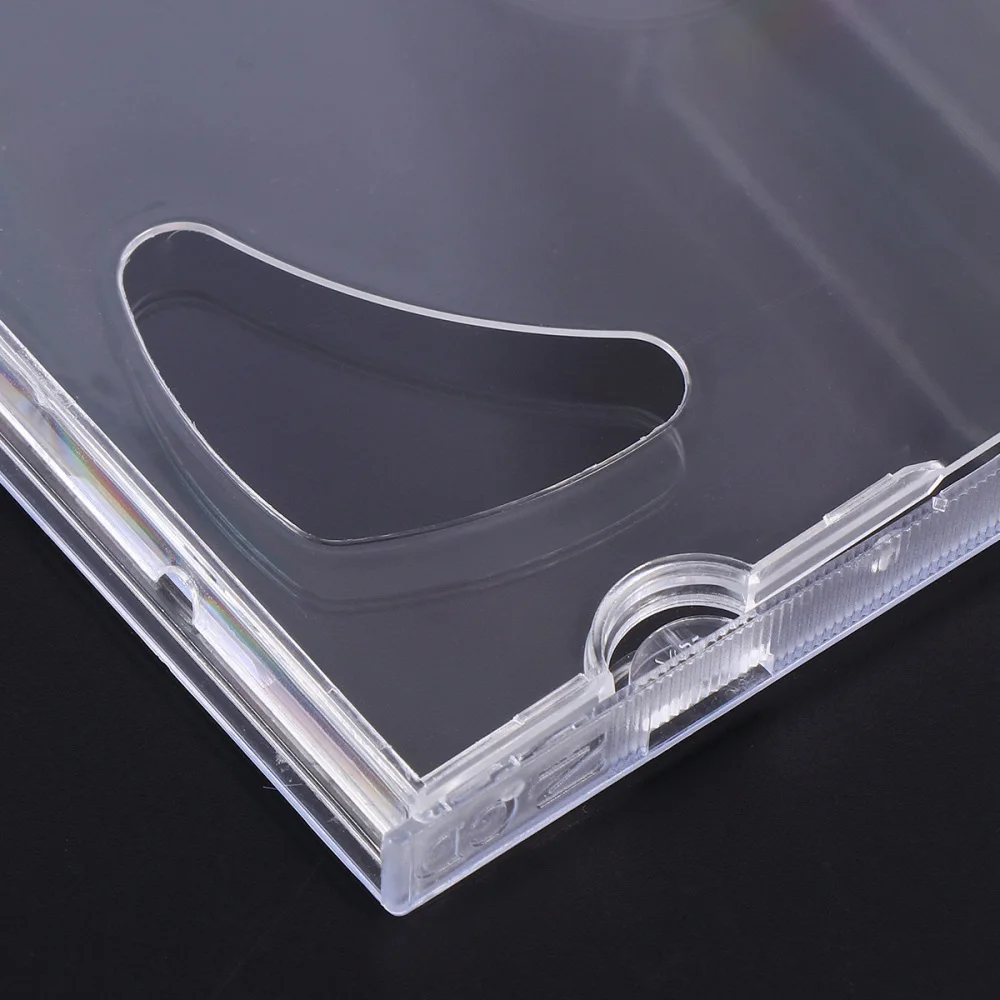 10 шт. прозрачные чехлы для DVD портативные коробки хранения компакт-дисков DIY
