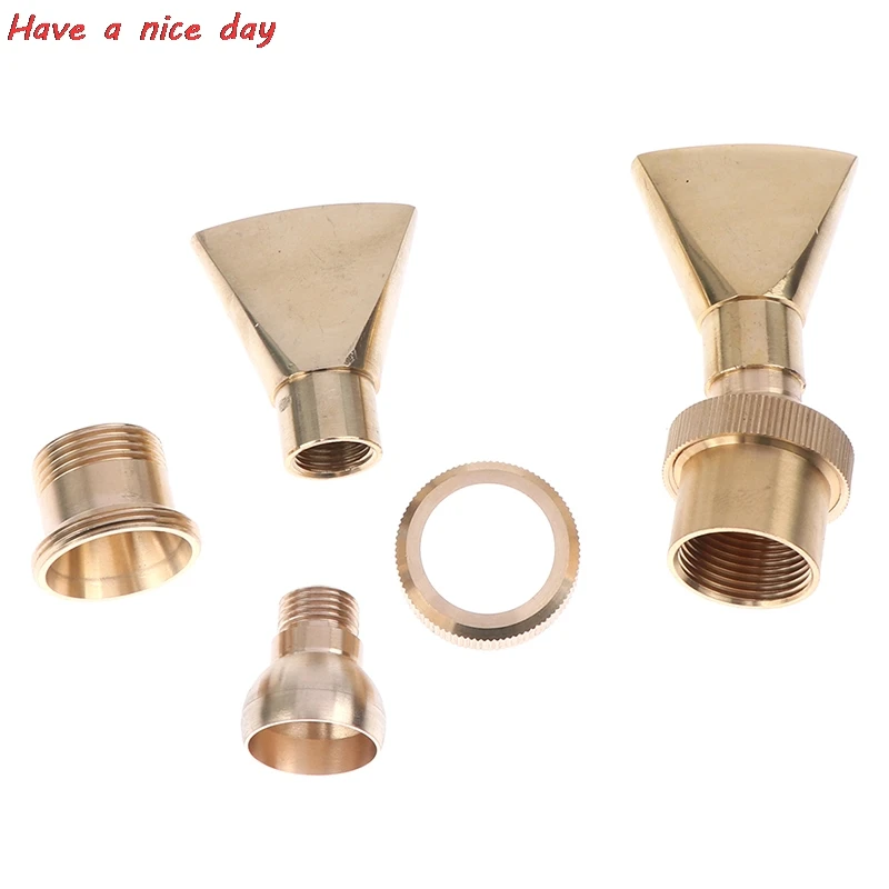 

Ornamental Adjustable Brass Fan Shaped Fountain Nozzles 1/2" 3/4" Duckbill Jet