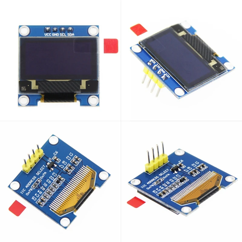 Светодиодный ЖК-дисплей 0 96 дюйма IIC I2C Serial VCC 128X64 O модуль светодиодного дисплея