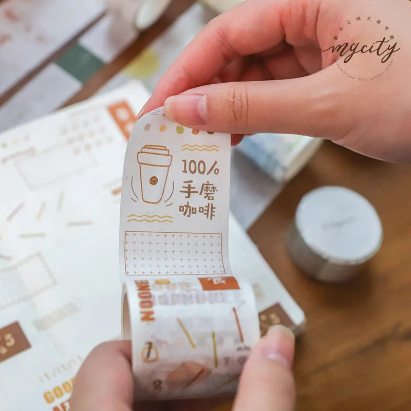 Маленькая лента для маскировки свежего кофе декоративная клейкая творчества