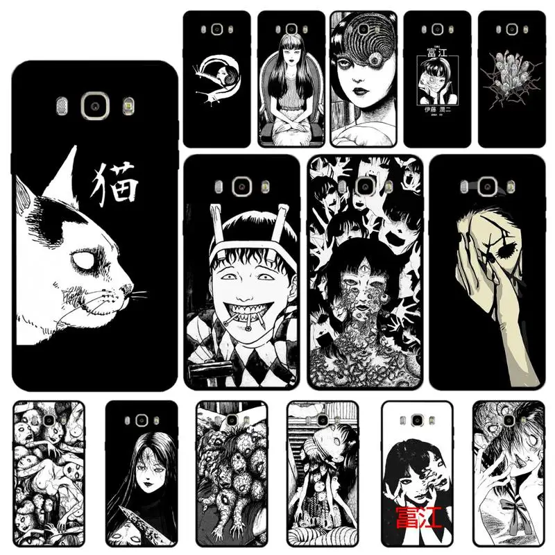 

FHNBLJ Japanese horror comic Tomie Phone Case for Samsung J 4 5 6 7 8 prime plus 2018 2017 2016 J7 core
