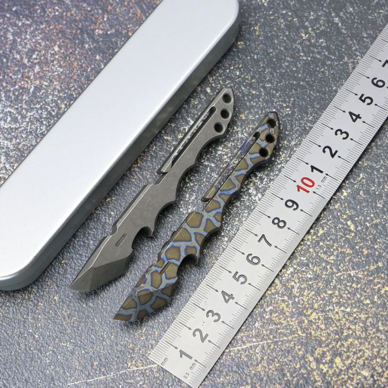 TC4 портативная Швабра из титанового сплава для выживания на открытом воздухе