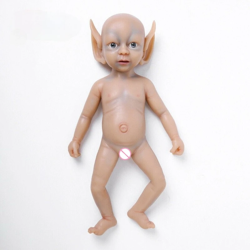 

15" Handmade Silicone Baby Doll Realistic Elf Playmate Doll Toy Gift Special 2021