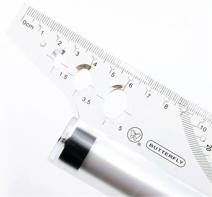 Бабочка параллельная Линейка 30 см Профессиональный перевод угол чертеж Линейки