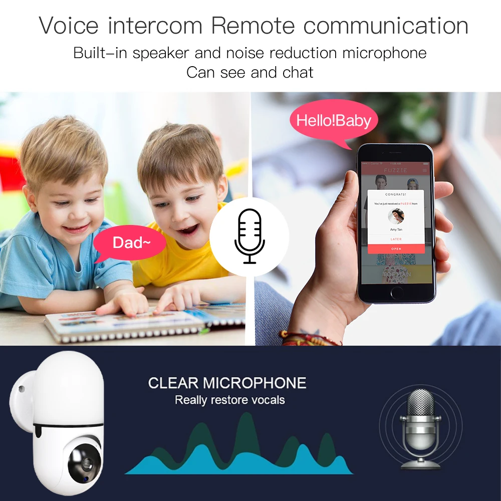 

Wall Lamp 1080P WiFi Camera HD PTZ CCTV IP Camera Smart snap Human Detect Security Surveillance 3MP Wi Fi Camera Wholesale