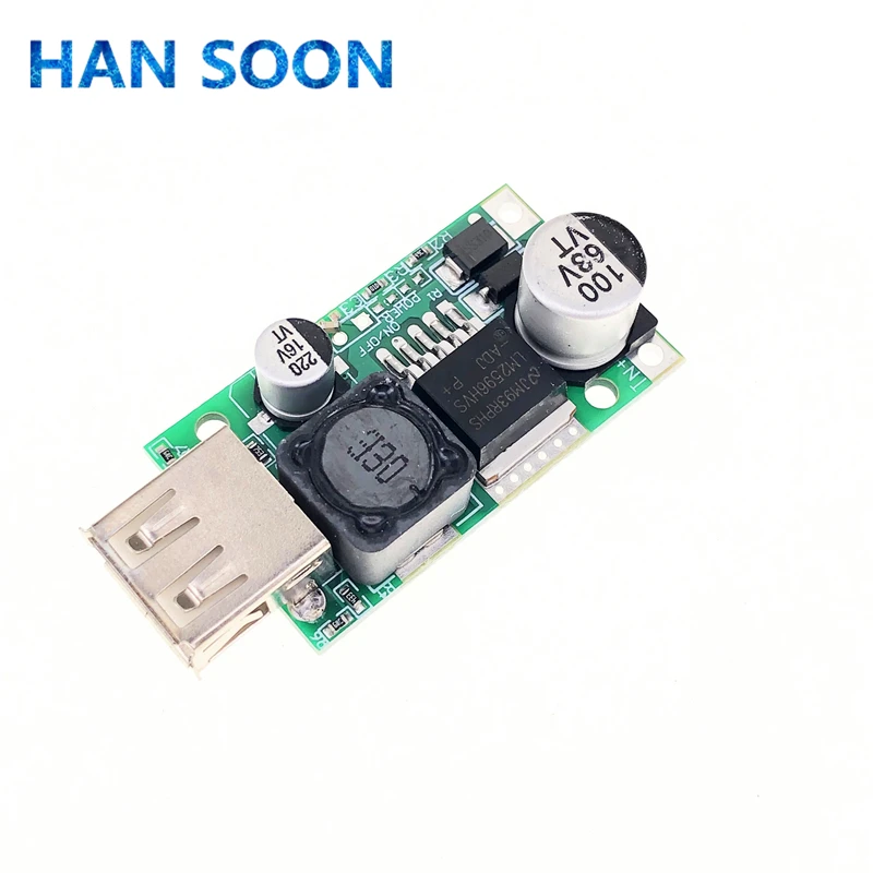 LM2596HV 5V DC 7 56V 9V 12V 24V 36V 48V to Fixed 3A неизолированный понижающий преобразователь модуль