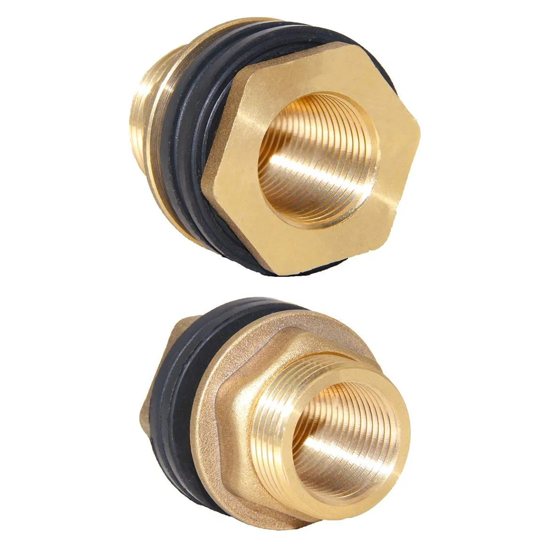 Медный соединитель для резервуара воды 1/2 дюйма 3/4 1 дюйм наружная резьба латунь