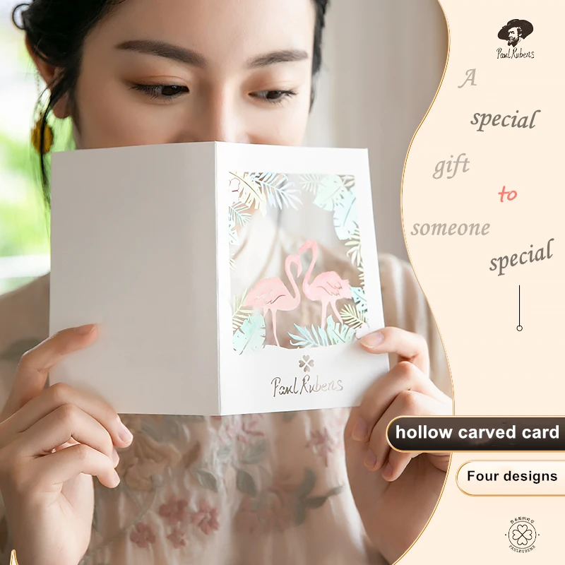 Полые резные открытки Paul Rubens Clover 300 г полностью хлопчатобумажные блестящие