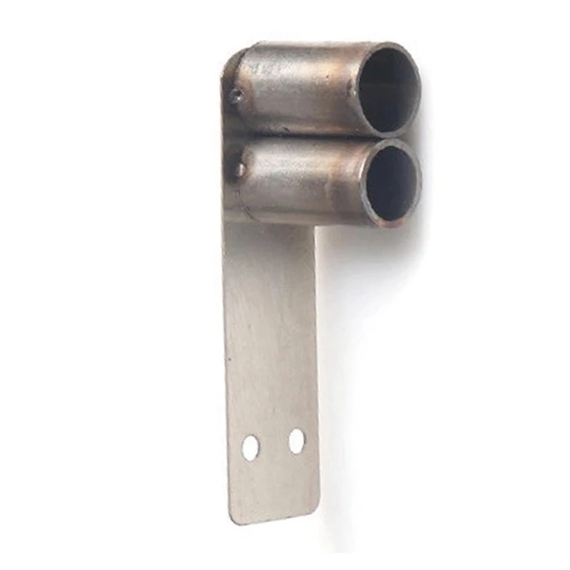 

1 Pair Double Exhaust Pipe Metal Tail Exhaust Pipe Simulation Parts with Metal Tail Wing M3 Screws Washers