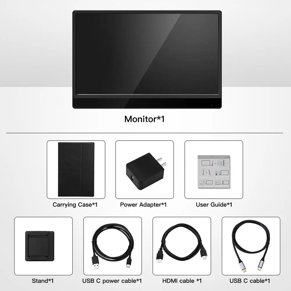 eyoyo 13 3 thin portable gaming monitor hdr 4k 1080 ips hdmi usb c second laptop pc lcd screen display for phone xbox switch ps4 free global shipping