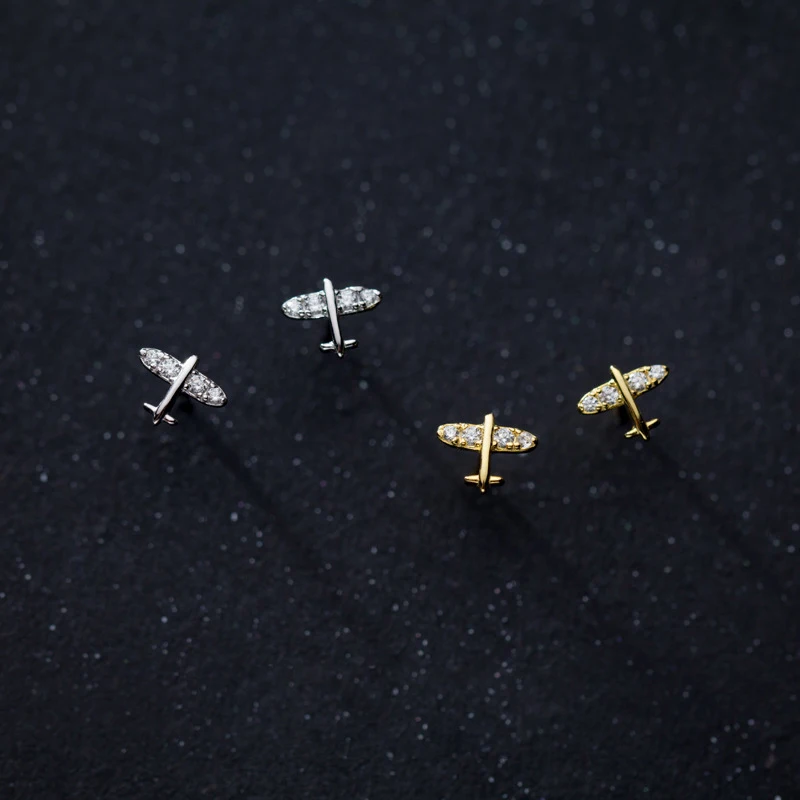 Женские и детские серьги пусеты Trustdavis подарочные из 100% серебра 925 пробы с