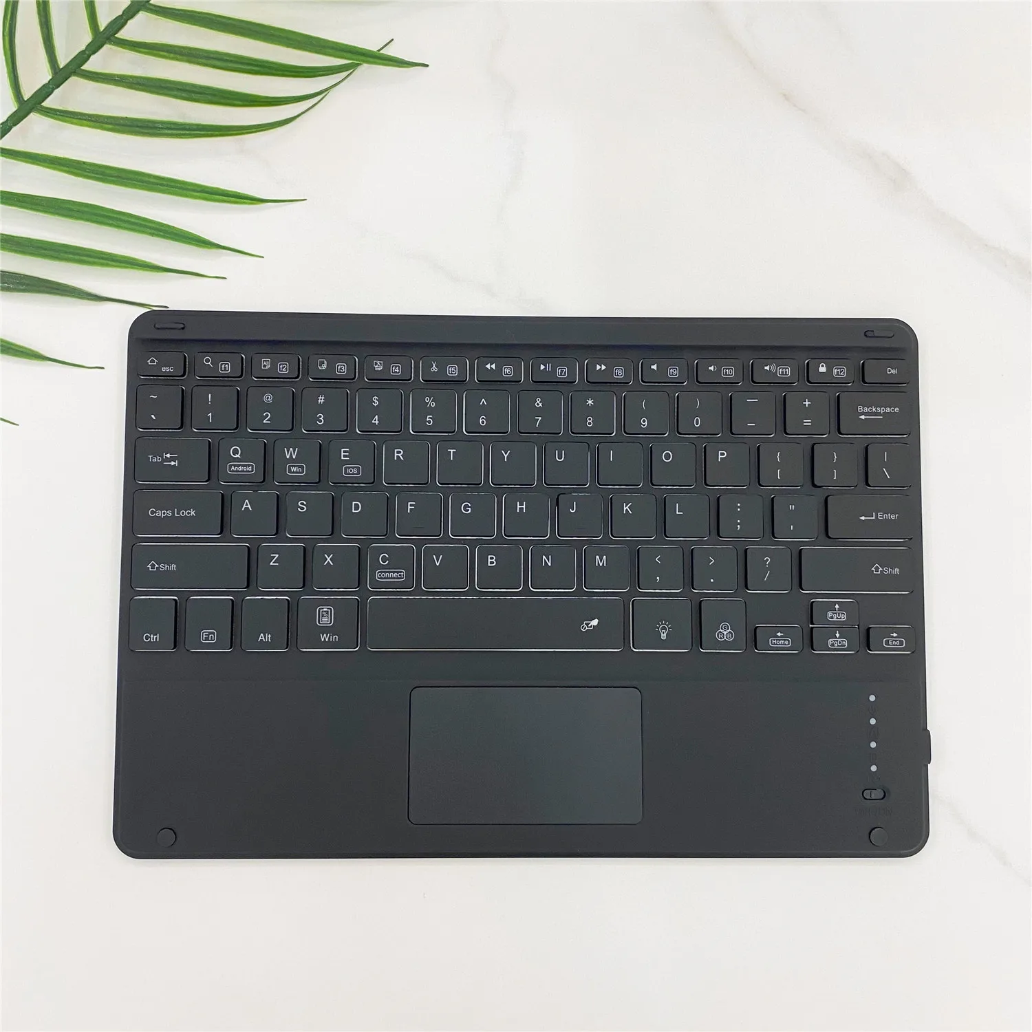 

Detachable Backlight Touchpad keyboard shell iPad Pro 12.9 A1584 A1652 A1670 A1671 Case Magnetic TPU cover with Pen slot shell