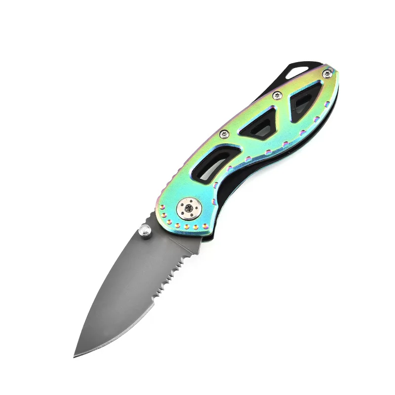 

Stainless Steel Folding Knife Outdoor Survival and Self-defense Multi-function Camping Military Tactical Hunting Knife EDC Tool