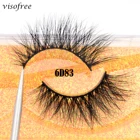 Ресницы Visofree 6D, Натуральные Искусственные, искусственные, длинные, для макияжа, 3D норковые ресницы для наращивания, норковые ресницы для красоты