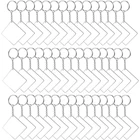 Набор заготовок с орнаментом из акрила 90120 шт., с акриловыми дисками, кругами, брелоками и кисточками R7RF