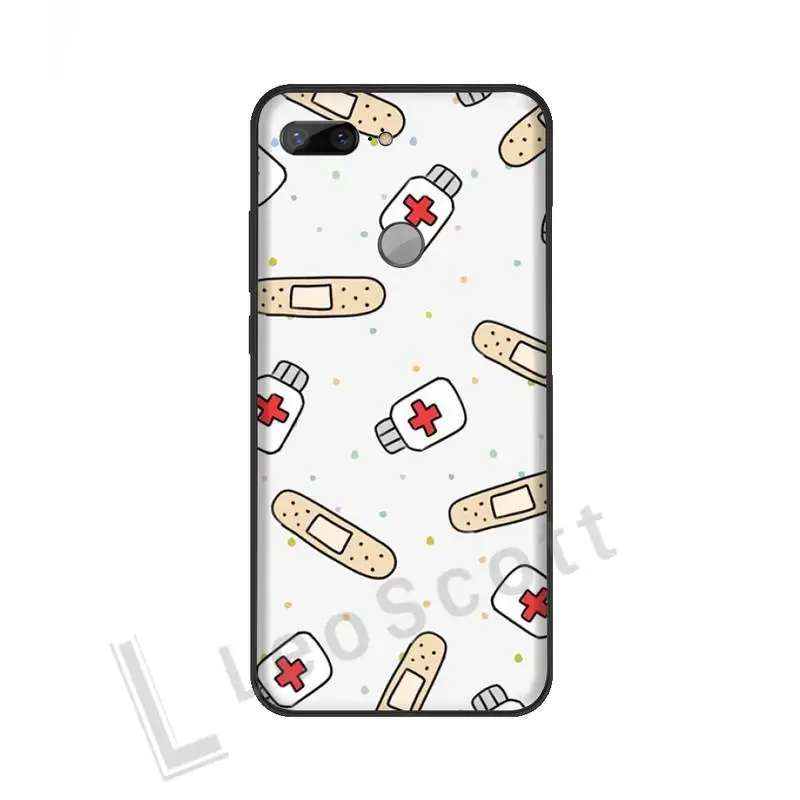 

Cartoon Medicine Doctor Nurse Phone Case For Huawei NOVA 2 2i 2s 3i 4 4e 5 plus P10 lite 20 P20 pro honor10
