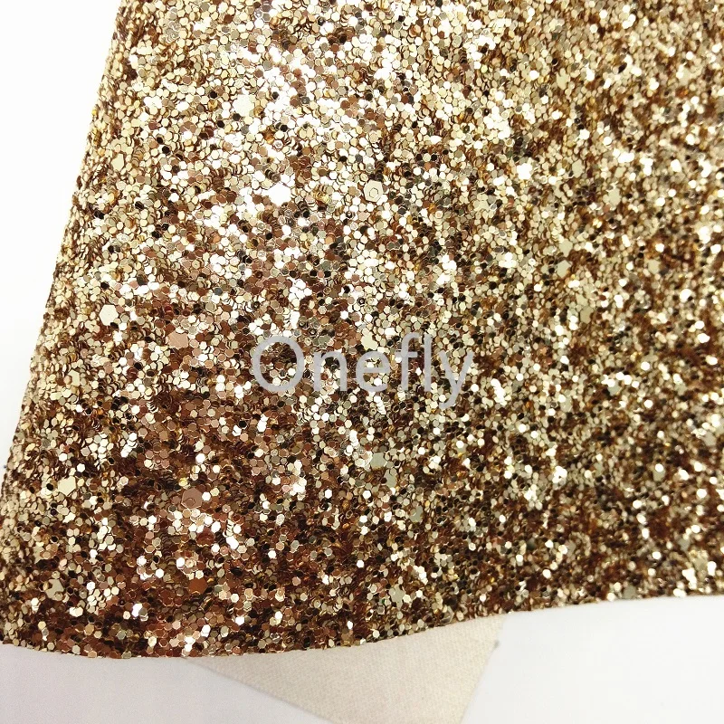 Onefly золотистая массивная блестящая кожа искусственная ткань простыни мини