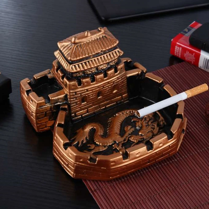 Новогодняя пепельница в стиле Ретро для автомобиля креативный ДРАКОН удачи