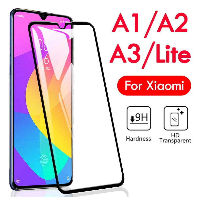 Mi a2 lite стекло для Xio mi A3 светильник A1 A2 безопасная защита экрана On xao 5X A3lite