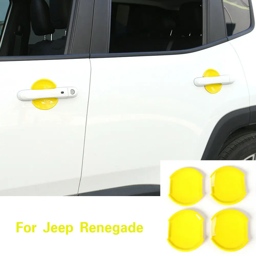 

4 шт./компл. АБС-пластик, задняя крышка для Jeep Renegade 2014-2017