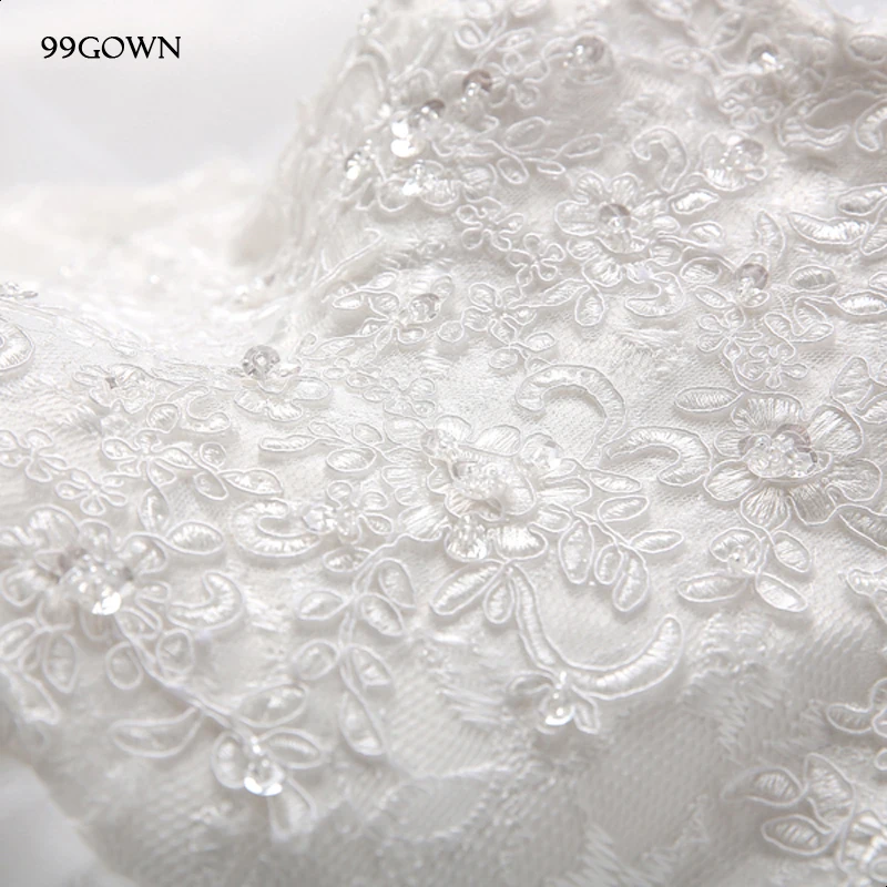 Платье женское свадебное ТРАПЕЦИЕВИДНОЕ на молнии сзади с рукавом 2021 и вышивкой |