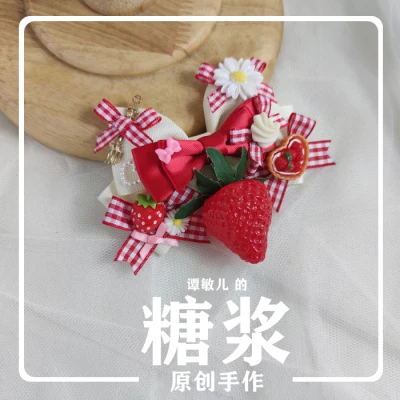 Заколка для волос в клетку с бантом 8 цветов|Аксессуары костюмов| |