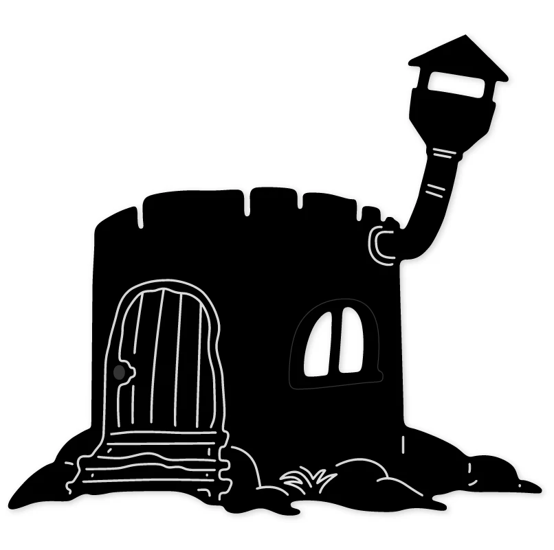 Ufurty неправильные деревянные дома металлические режущие штампы для изготовления