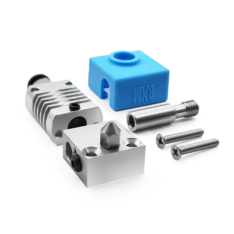 Комплект экструдера Hotend для 3D-принтера с силиконовым чехлом принтеров CR10 Ender 3/3S