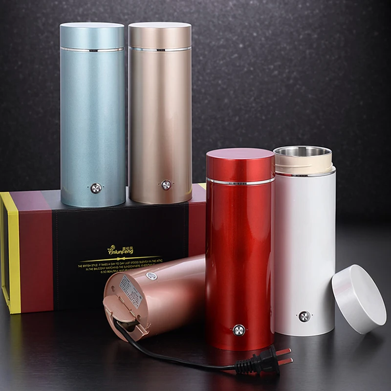 Портативный Электрический мини-чайник 110 В 220 из нержавеющей стали с функциями