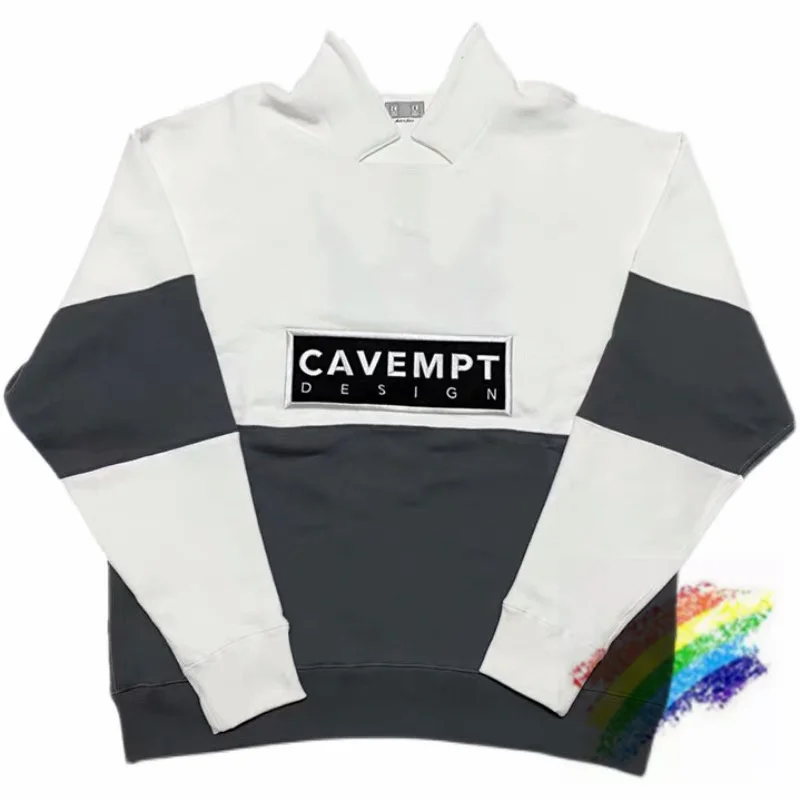 

Stand-up Collar CAVEMPT C.E Crewneck Men Woman 1:1 High Quality Sweatshirts Mosaic Printing Cav Empt Hoodies