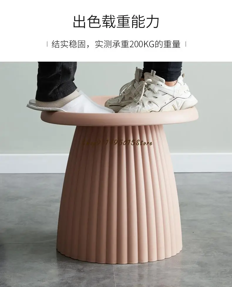 Круглый журнальный столик современный минималистичный Диванный боковой с