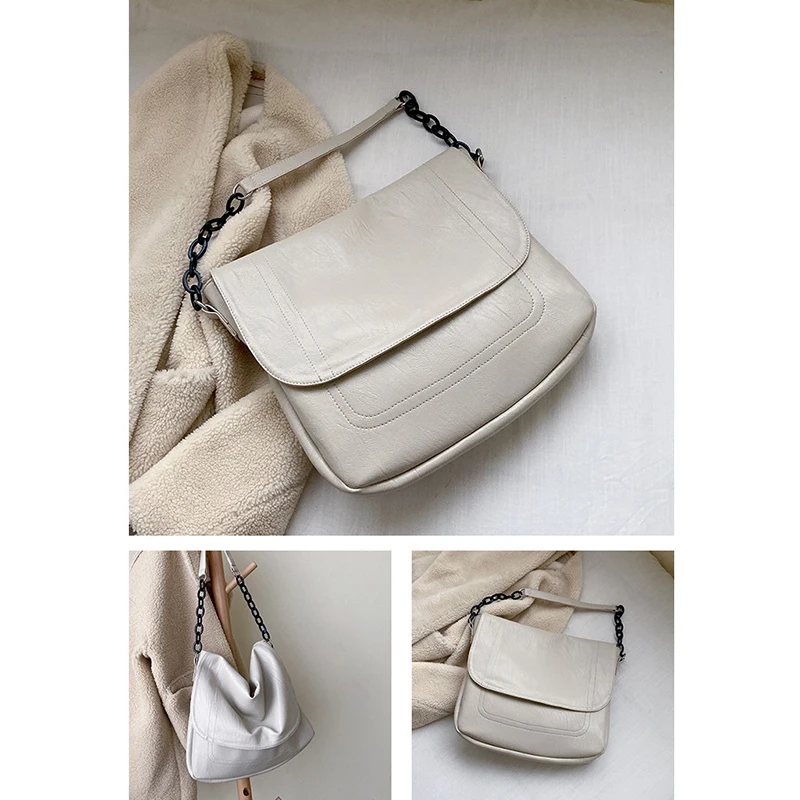 

Women's Leather Handbag Fashion Large Capacity Shoulder Bag All-Match