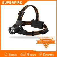 new supfire hl53 15w powerful headlamp with zoom use 18650 battery rechargeable head lamp fishing camping waterproof headlights