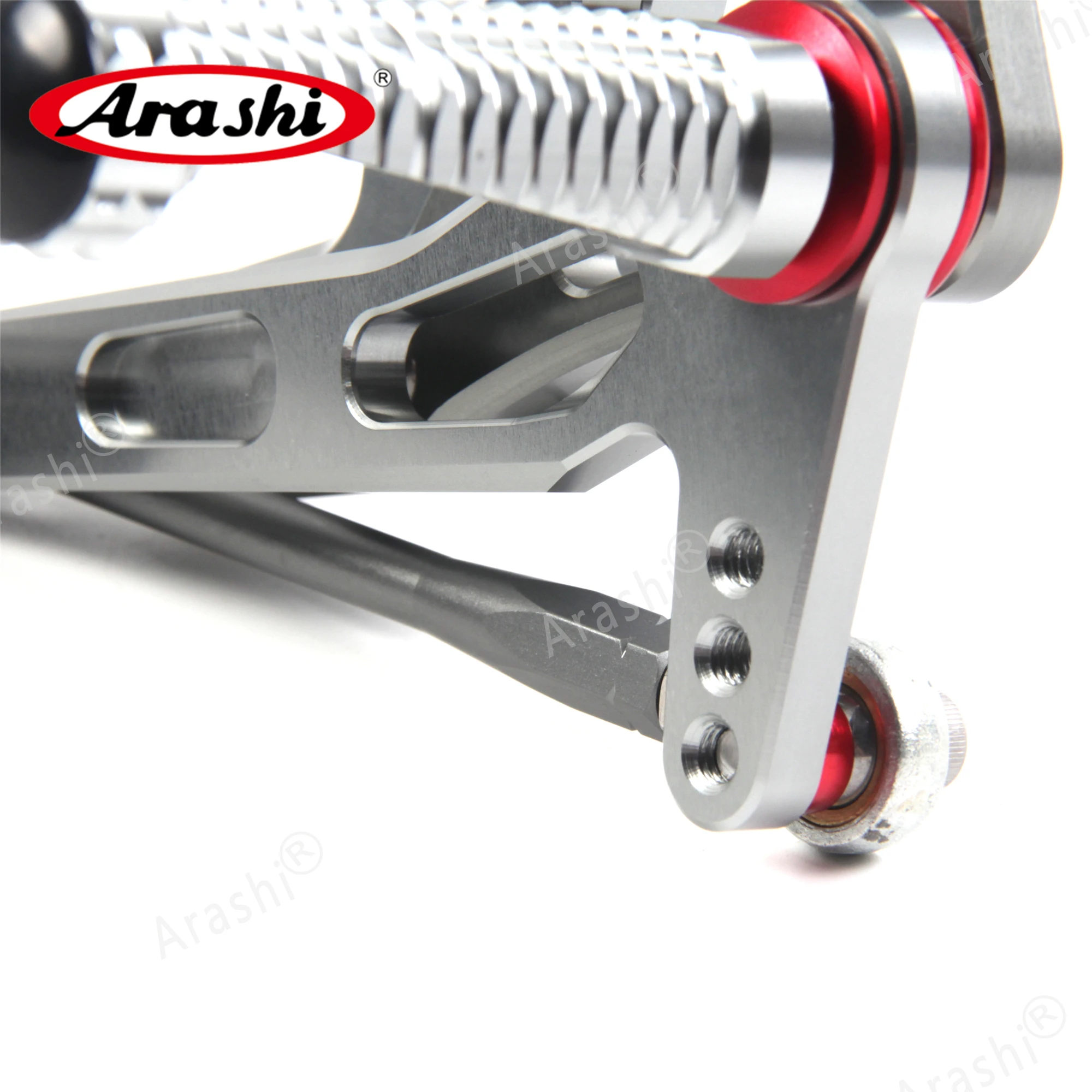 Араши ниндзя ZX6R CNC регулируемая подножка для ног KAWASAKI ZX-6R NINJA 2007 2008 Rearset подставка ZX