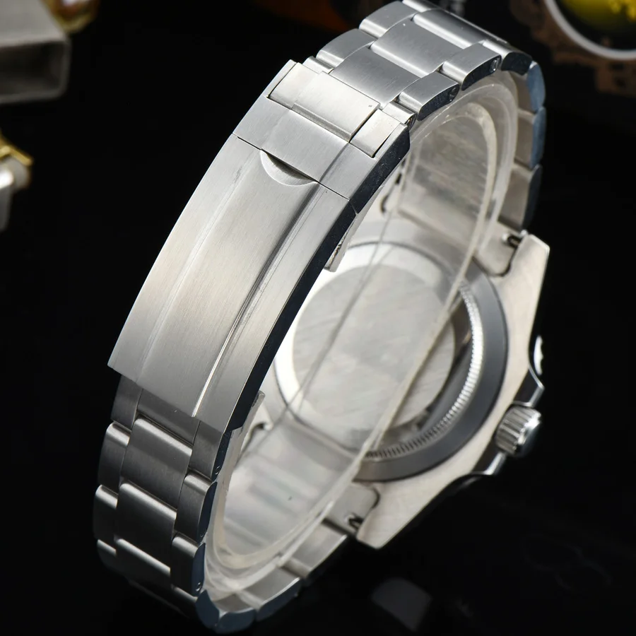 Мужские автоматические механические часы светящиеся водонепроницаемые с датой