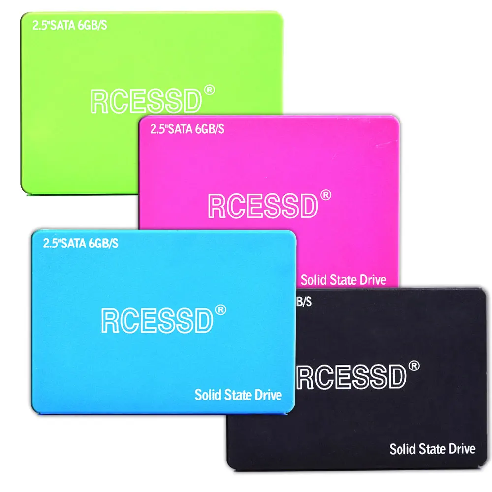 RCESSD пластик 2 5 дюймов SATA SSD 128 ГБ 256 512 1 ТБ Внутренний твердотельный диск для
