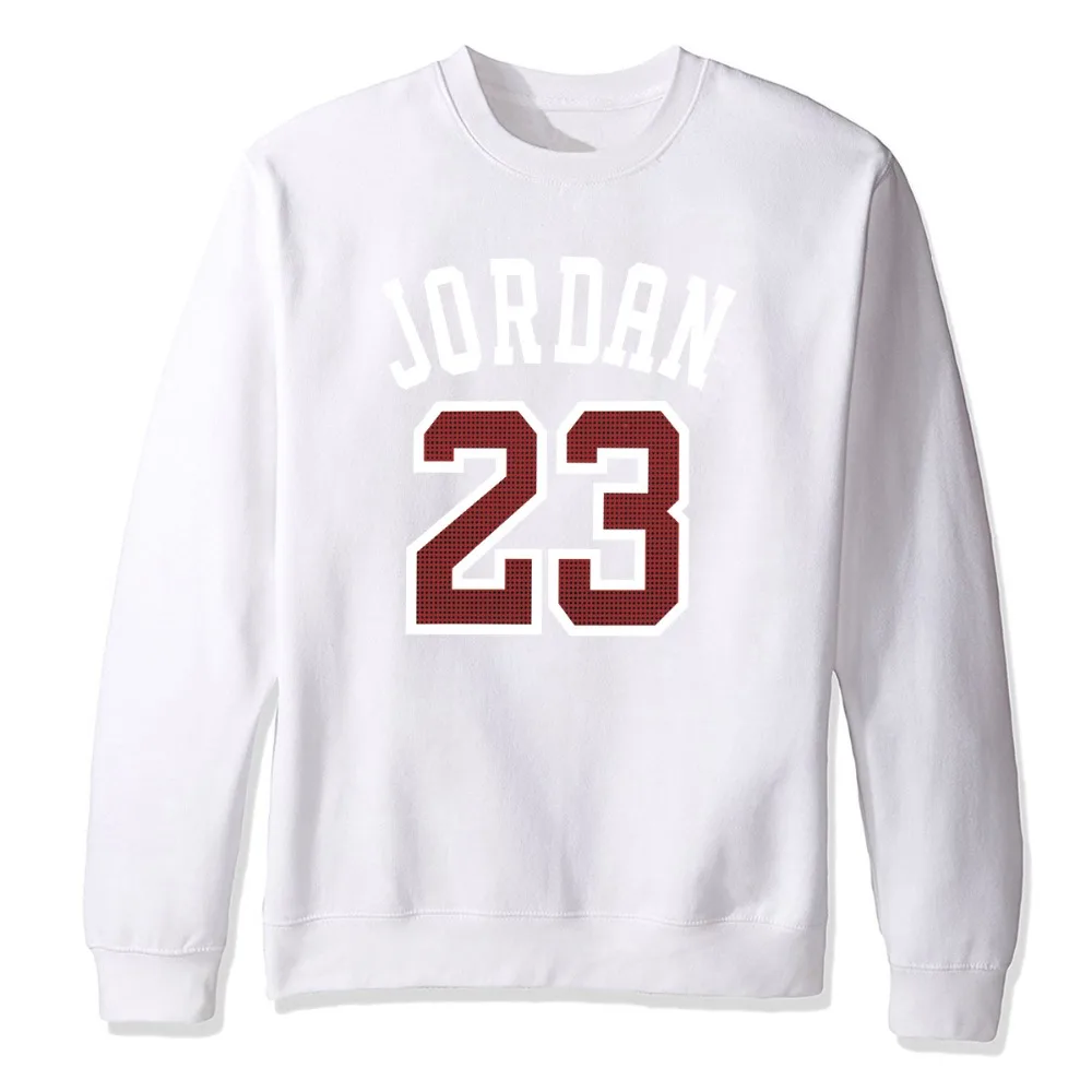 Осень-зима, флисовая Толстовка для мужчин Jordan 23, толстовка, Новая повседневная мужская толстовка с круглым вырезом, пуловеры Harajuku, спортивная одежда