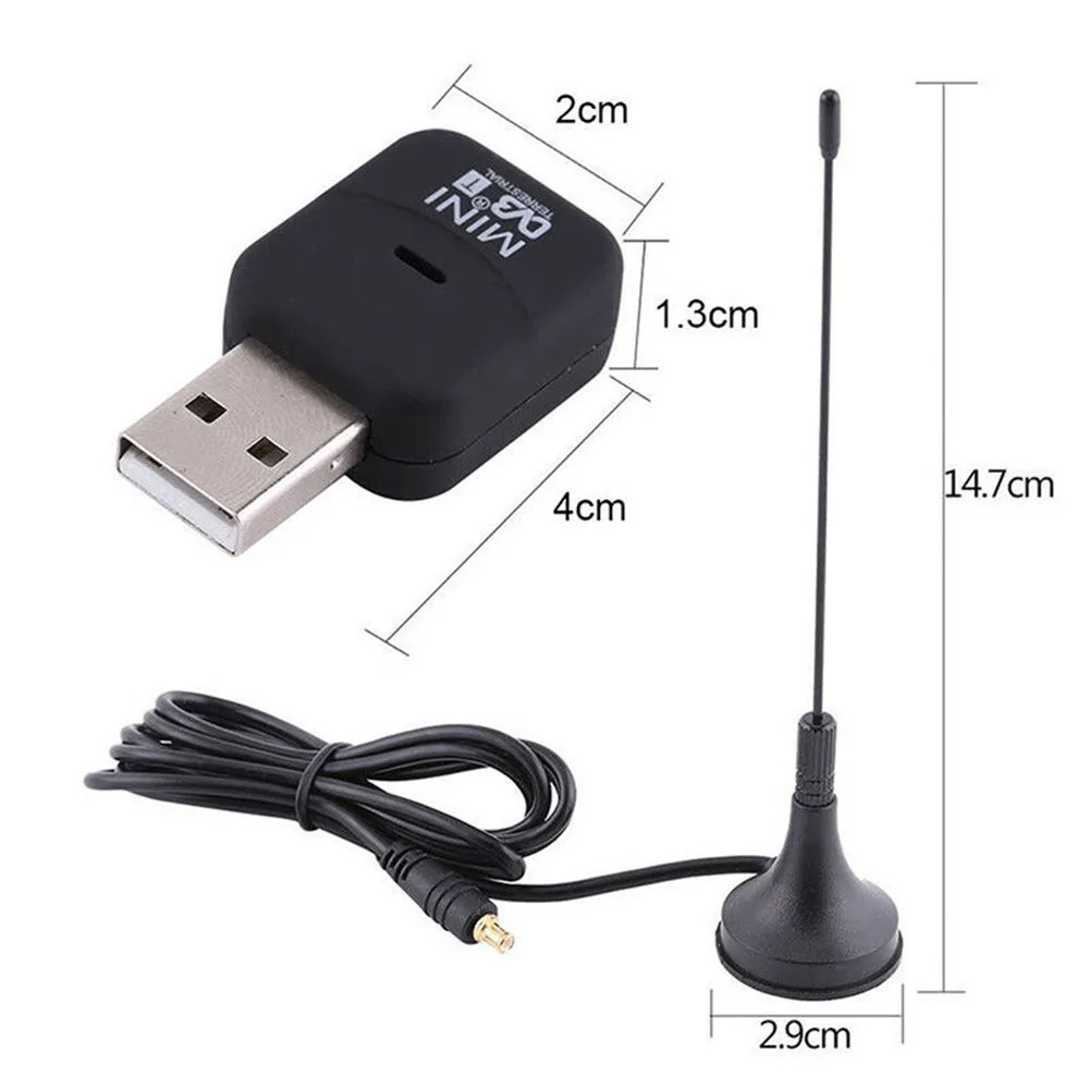 USB 2,0 цифровой DVB-T SDR+ DAB+ FM HD tv Stick антенна тюнера ключ видео 3E30