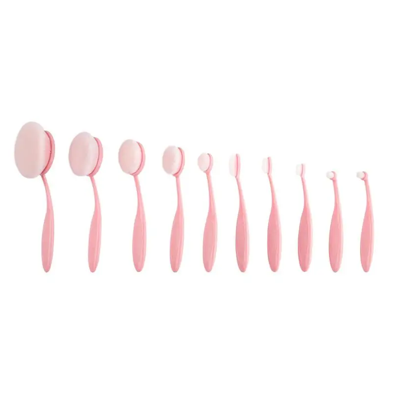 

Clearance 10PCS/LOT Pink Makeup Brushes Tools for Women High Quality