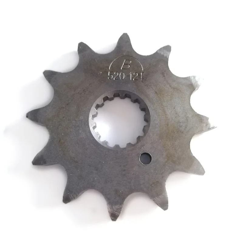 Цепь для мотоцикла велосипеда внедорожника 520 передняя Звездочка 12 зубьев 250 куб.