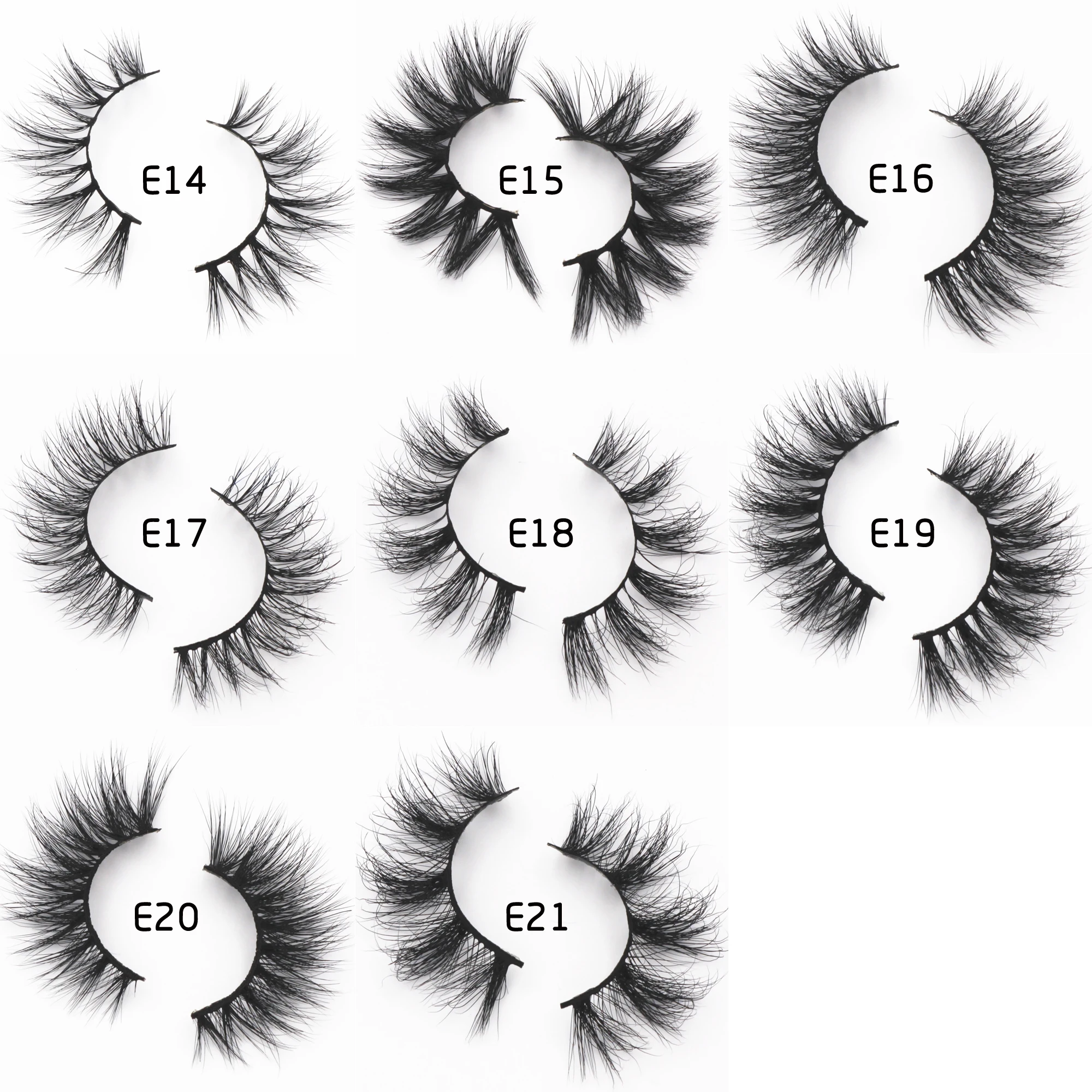 Ресницы 3D норковые наборы густые длинные натуральные накладные не требующие