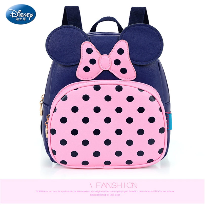 Модный водонепроницаемый рюкзак из ПУ кожи с изображением Минни и Микки для