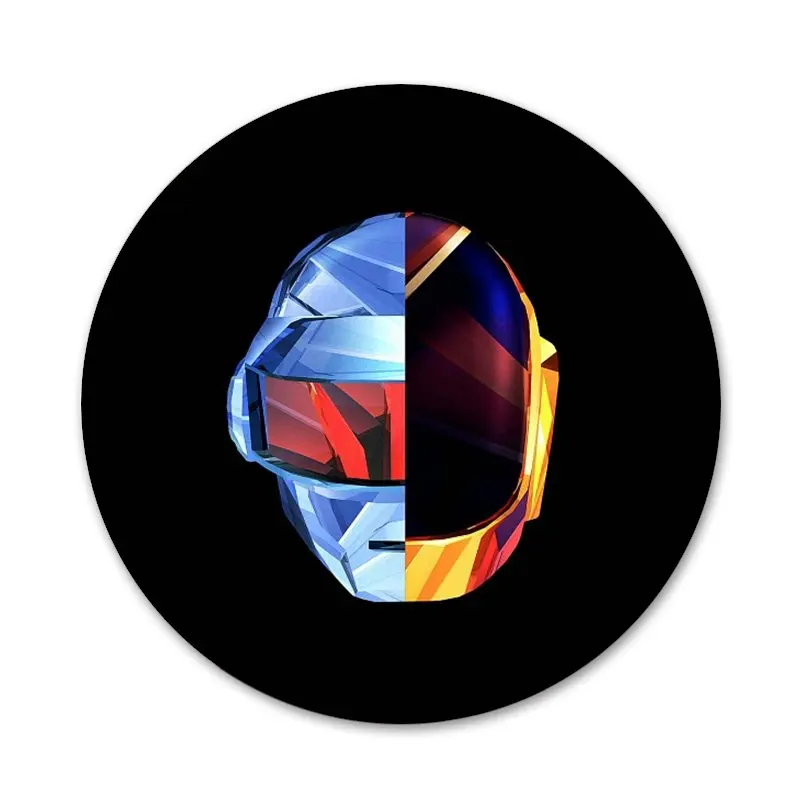

58mm Daft Punk Icons Pins Badge Decoration Brooches Metal Badges For Backpack Decoration
