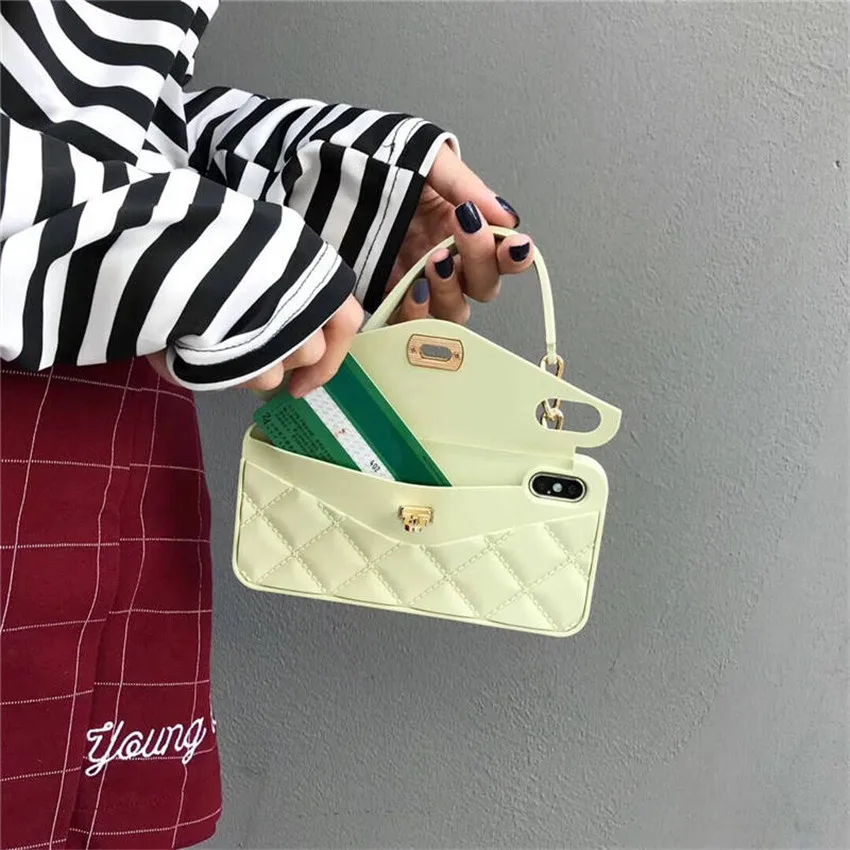 Модный чехол-книжка через плечо с отделением для карт iPhone XR XS MAX X 8 7 6S 6 Plus |