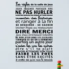 Наклейка на стену в французском стиле, большой размер, настенные декоративные наклейки для детской, спальни, декор для комнаты, плакаты